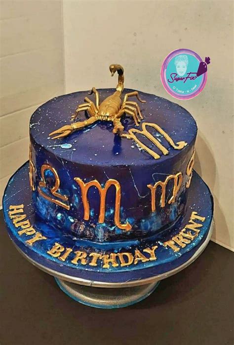 scorpio birthday cake